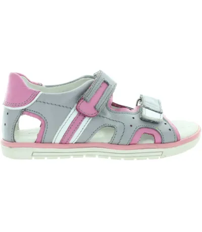 Comfort girls leather sandals with good support