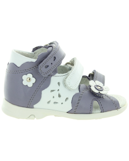 Corrective baby purple sandals with best heel support 