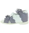 Corrective baby purple sandals with best heel support 
