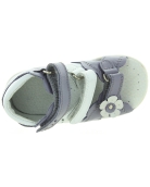 Corrective baby purple sandals with best heel support 