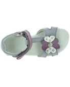 Closed back girls sandals with proper support 