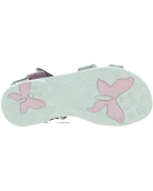 Closed back girls sandals with proper support 