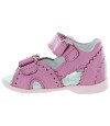 Ankle high top sandals for a baby
