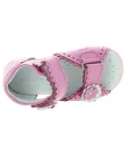 Ankle high top sandals for a baby