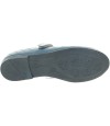 Casual blue leather girls shoes with support Casual blue leather girls shoes with support