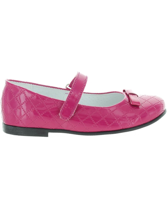 Pink patent leather shoes for girls with good arches