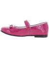 Pink patent leather shoes for girls with good arches