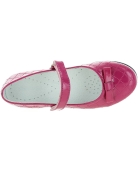 Pink patent leather shoes for girls with good arches