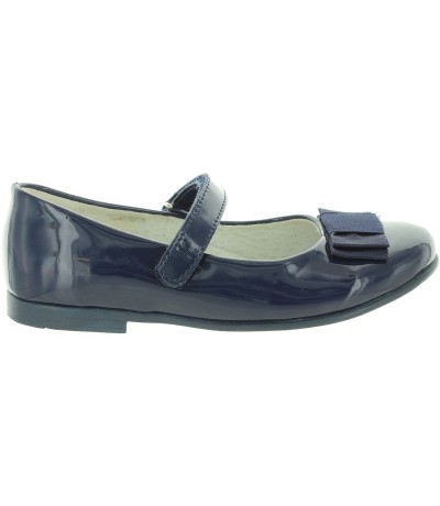 Navy leather durable orthopedic school shoes girl Navy leather durable orthopedic school shoes girl