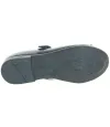 Navy leather durable orthopedic school shoes girl 