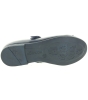 Navy leather durable orthopedic school shoes girl 