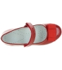 Red leather dress up shoes for girls