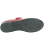 Red leather dress up shoes for girls