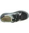 Extra wide boys leather shoes with high arch