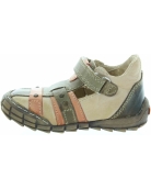Walking leather wide high instep baby boys shoes