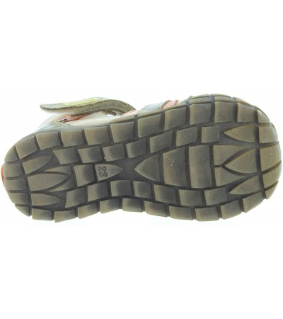 Baby walking leather shoes for high instep