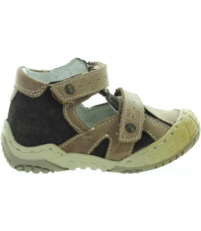 Hard bottom sole sandals for kids with ankle support 