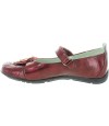 Dress shoes in red leather with good support 