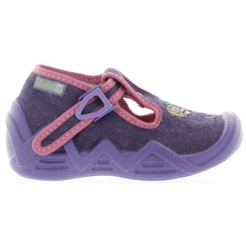 House shoes for a child from Europe in purple color 