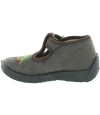 Brown house shoes for knocked knees in boys