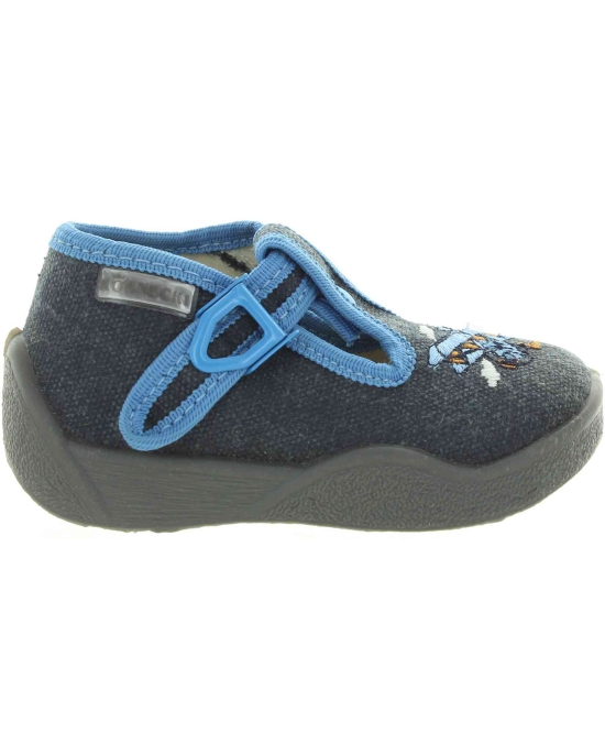 Canvas slippers with good arches for baby boy learning to walk 