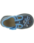 Canvas slippers with good arches for baby boy learning to walk 