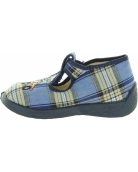 Ankle support canvas house shoes for baby