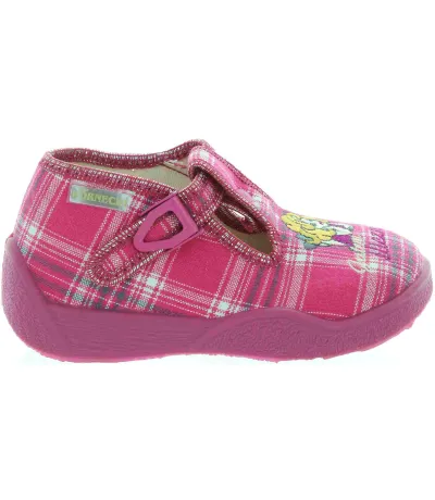 Girls slippers that stay on kids feet with side clip