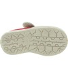 Red house slippers for baby girls with high arches