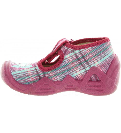 House slippers for girls tiptoeing