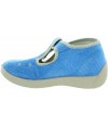 Natural steps girls blue orthopedic slippers with arches 