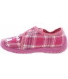 Foot correction pink canvas house shoes