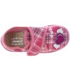 Foot correction pink canvas house shoes