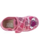 Foot correction pink canvas house shoes