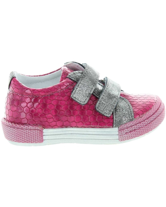 Pink walkers for girls with wide toe box and high instep