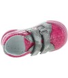 Pink walkers for girls with wide toe box and high instep