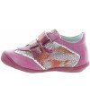 Pink leather baby sneakers for learning to stand and walk Pink leather baby sneakers for learning to stand and walk