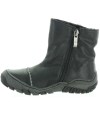Pronation high top black leather snow boots for girls