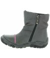 Winter gray snow boots for kids that are waterproof 