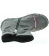 Winter gray snow boots for kids that are waterproof 