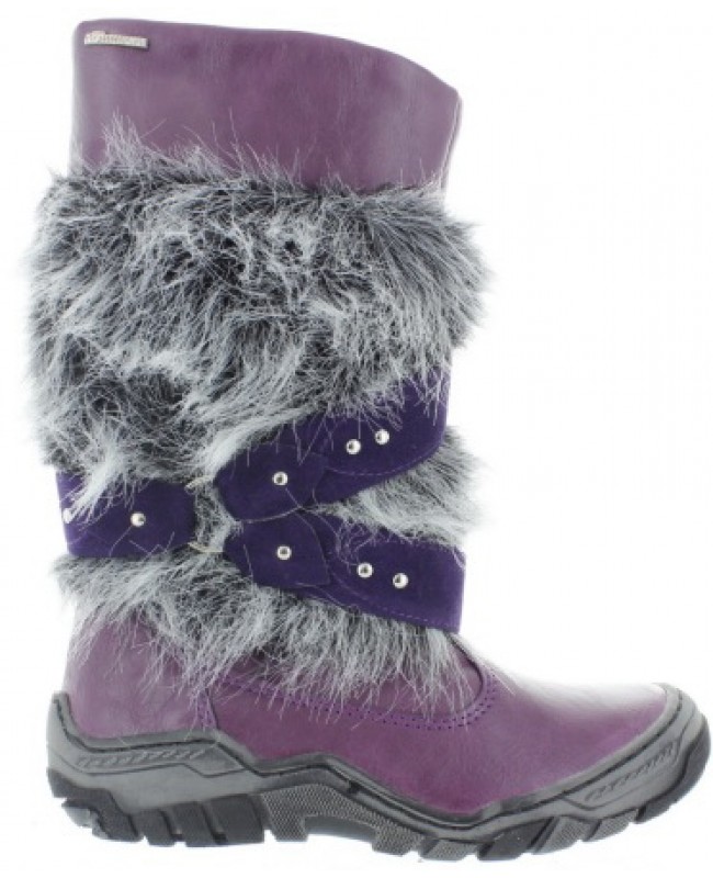 Boots made in Europe purple for snow 
