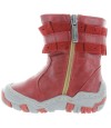 Soft sole baby winter red boots with wool that are waterproof form Europe