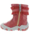 Soft sole baby winter red boots with  wool that are waterproof form Europe