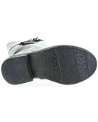 Fashion tall black snowproof winter boots for girls