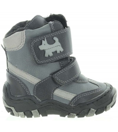 Toddler with ankle support snow boots 