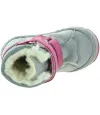 Learning to walk gray wool boots for a toddler 