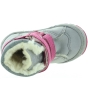Learning to walk gray wool boots for a toddler 