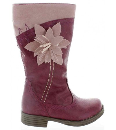 Pink snow boots for girls with problem feet