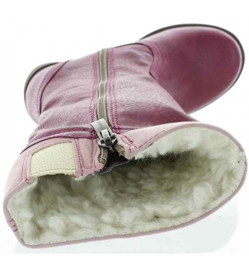 Pink snow boots for girls with problem feet