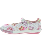 Sparkly shoes for girls in purple leather by Lelli Kelly